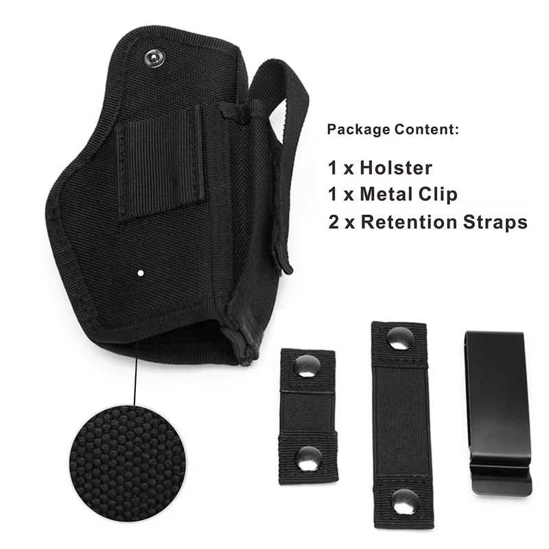 Cordura T2 universellt högerhölster patches