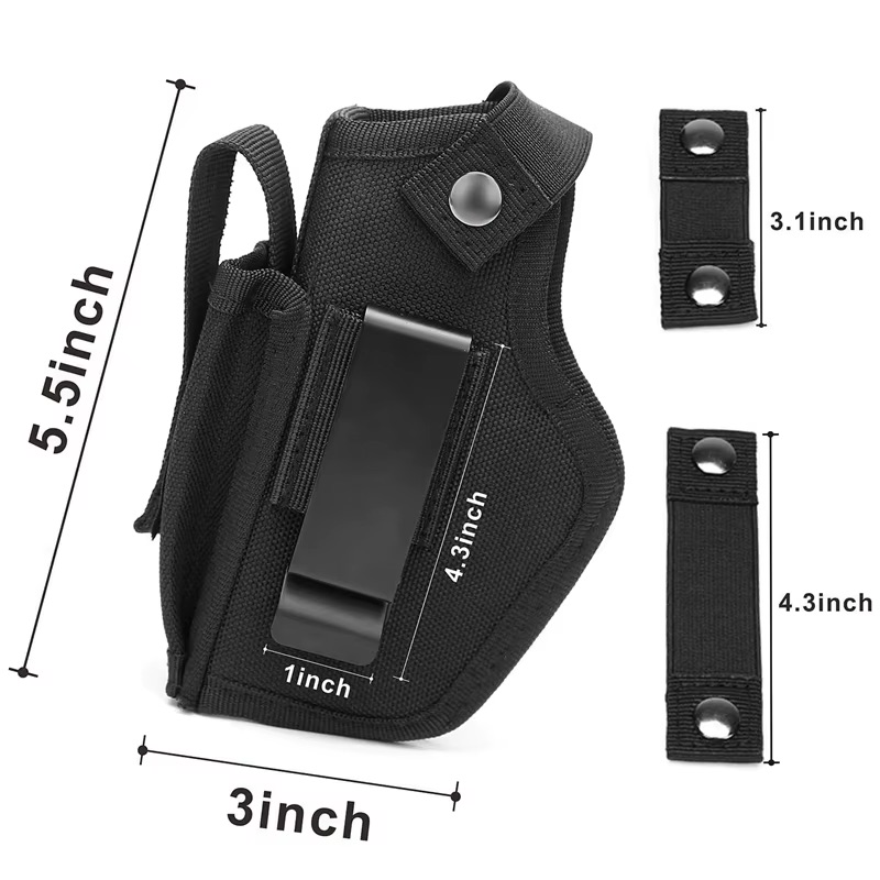 Cordura T2 universellt högerhölster patches