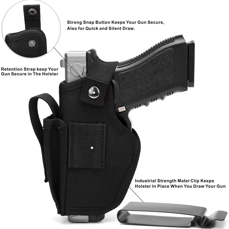 Cordura T2 universellt högerhölster patches